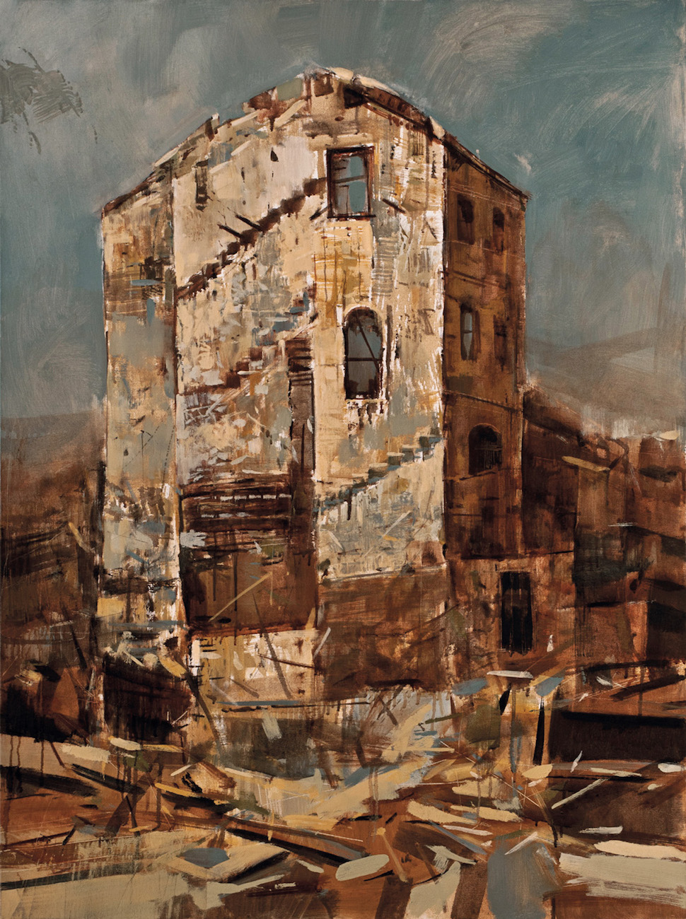 Coşkun Sami, "Kör Talih", 2012. Tuval üzerine yağlı boya, 130 x 97 cm. Coşkun Sami, "Kör Talih", 2012, Tuval üzerine yağlı boya, 130 x 97 cm.